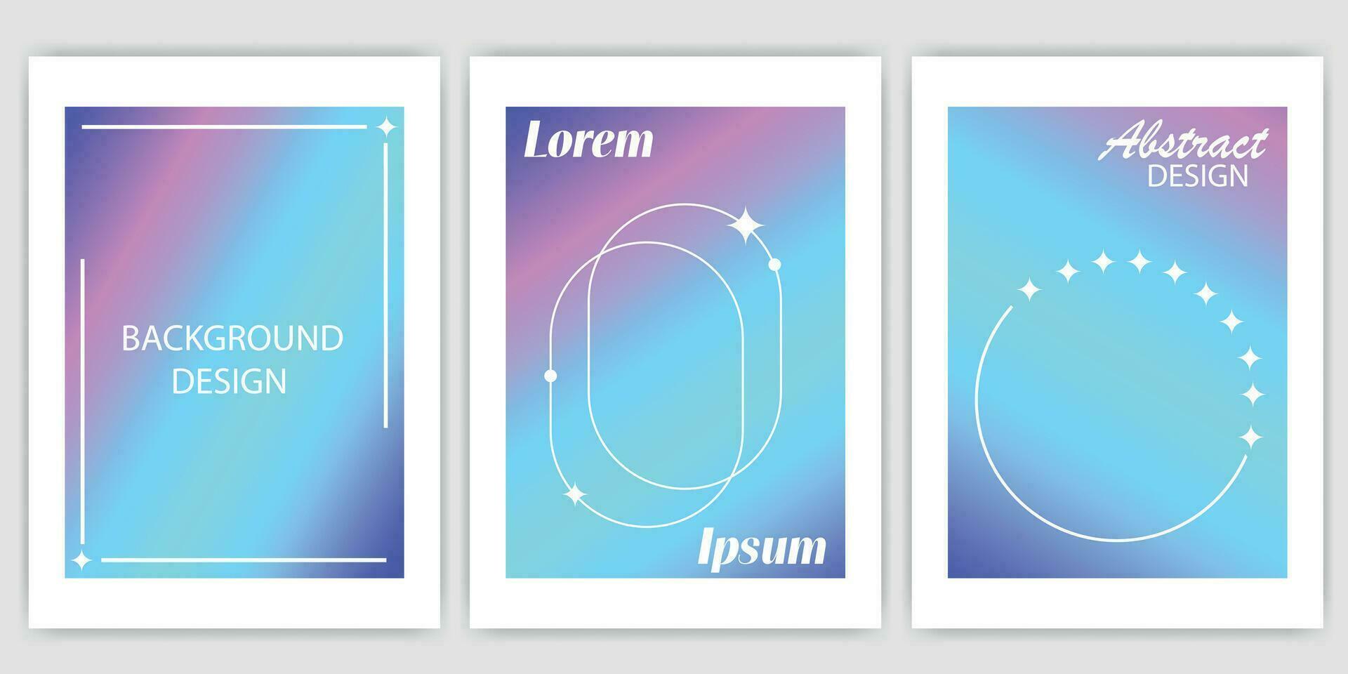 abstrakt Rosa und lila Gradient Flüssigkeit Flüssigkeit Startseite Vorlage. Gradient holographisch Hintergrund Vektor mit Pastell- Farben, Linie, funkeln. y2k modisch Design zum Sozial Medien, Karten, Banner, Flyer.