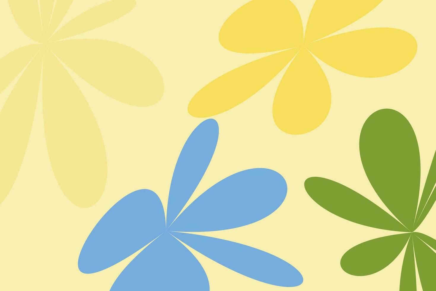 bakgrund hand dragen organisk former grön naturlig löv, blommig, linje konst mönster dekoration element av tropisk löv, blommor och grenar, dekorativ abstrakt konst vektor illustration