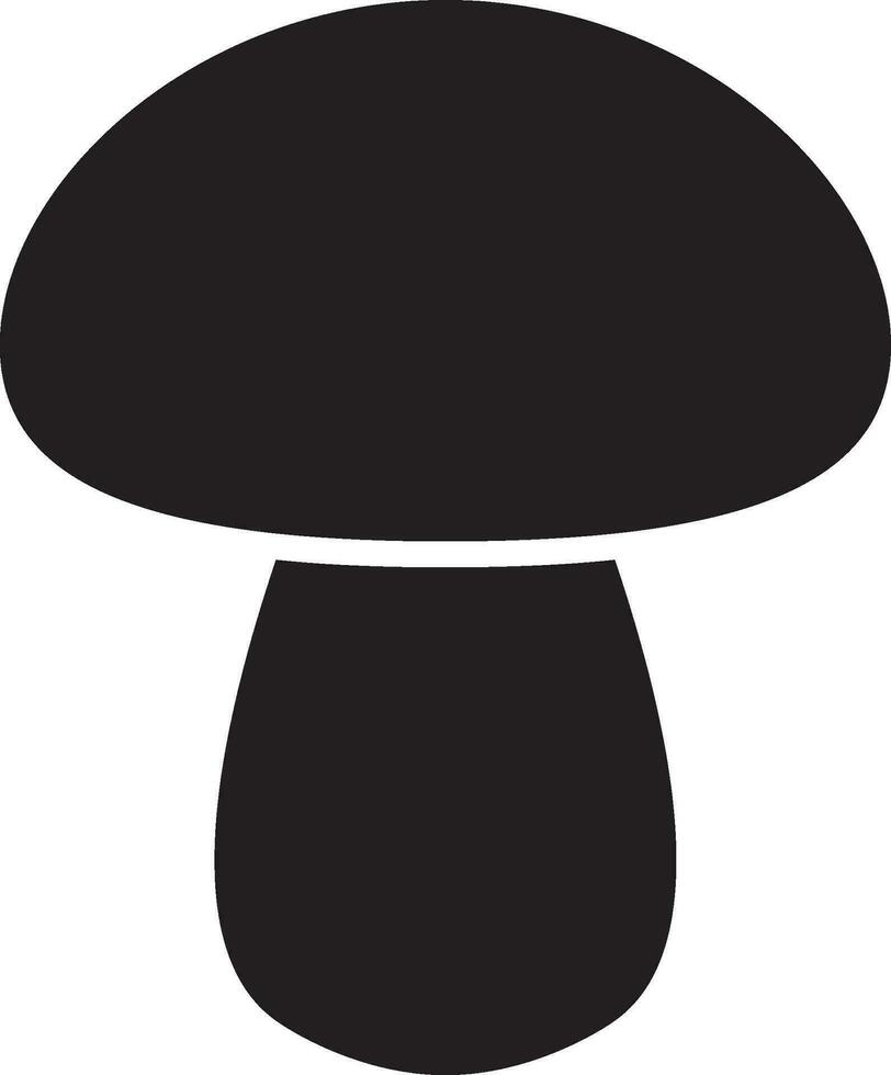 Pilz Symbol zum Netz Design, Apps, Aufkleber, Banner, Poster, Drucken Verwendungszweck und Teil von Logo. vektor