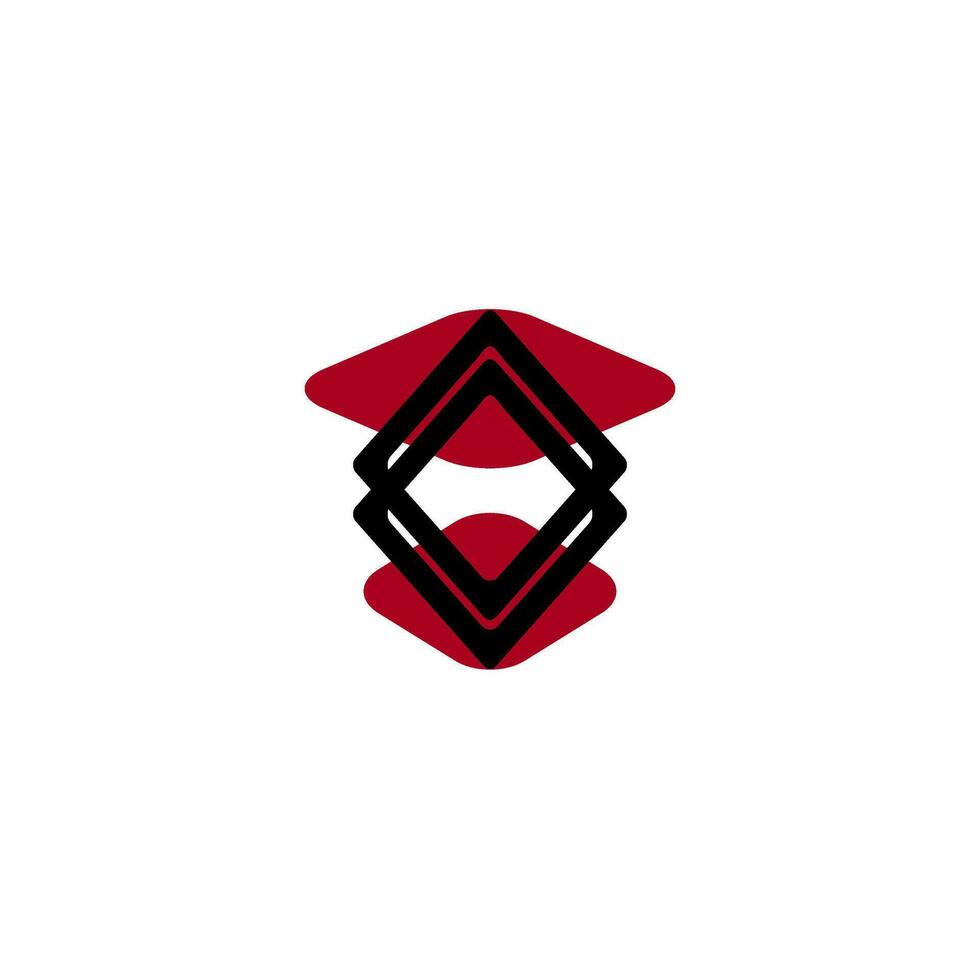ein Logo zum ein Unternehmen Das macht ein rot und schwarz Logo vektor