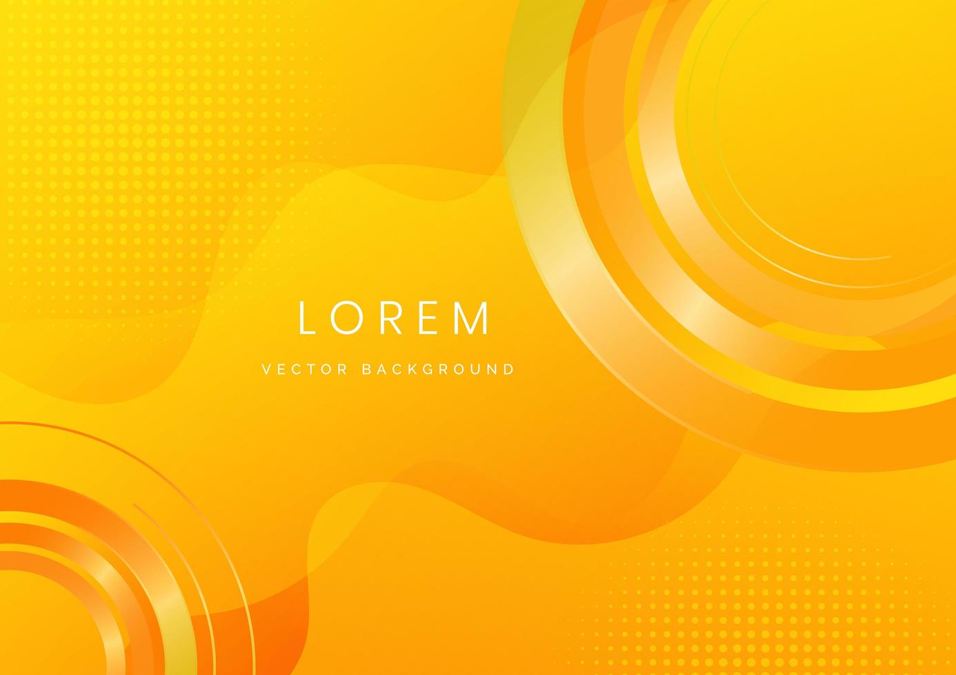 abstrakt modern gul och orange vätskeform bakgrund vektor