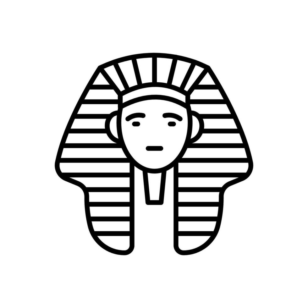 Pharao Symbol im Vektor. Illustration vektor