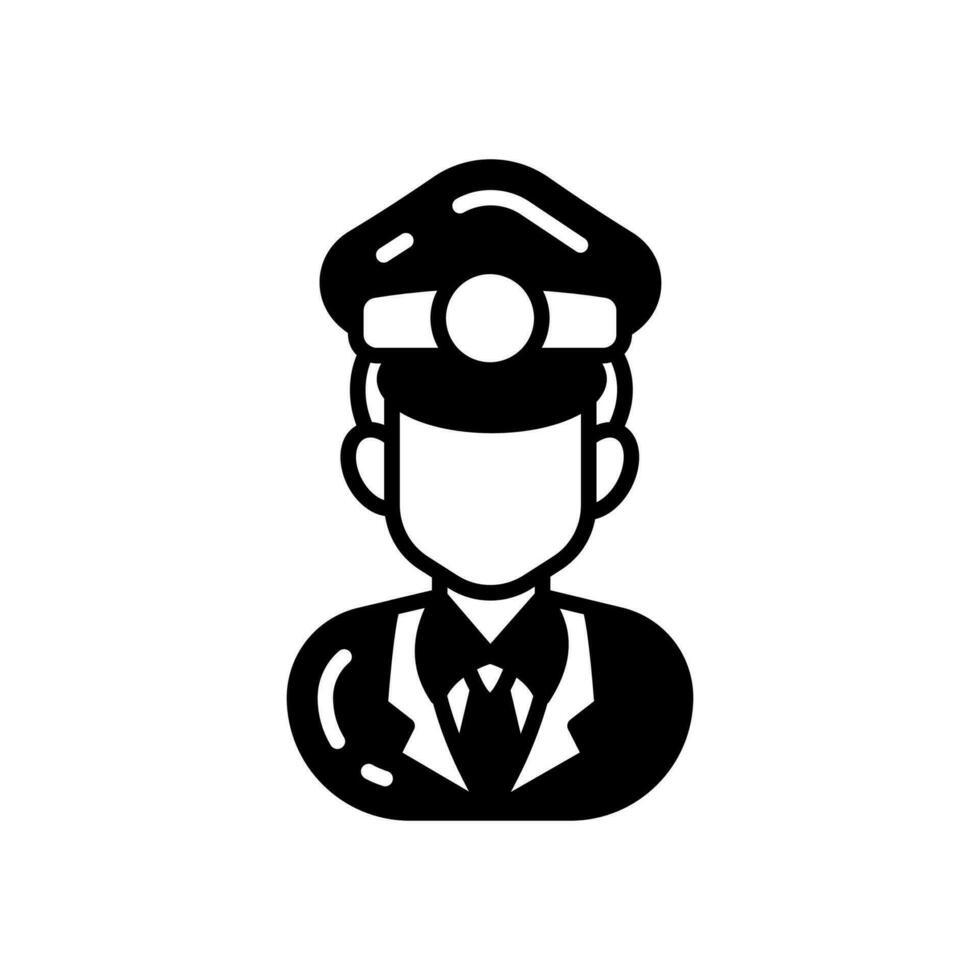 Sicherheit bewachen Symbol im Vektor. Illustration vektor