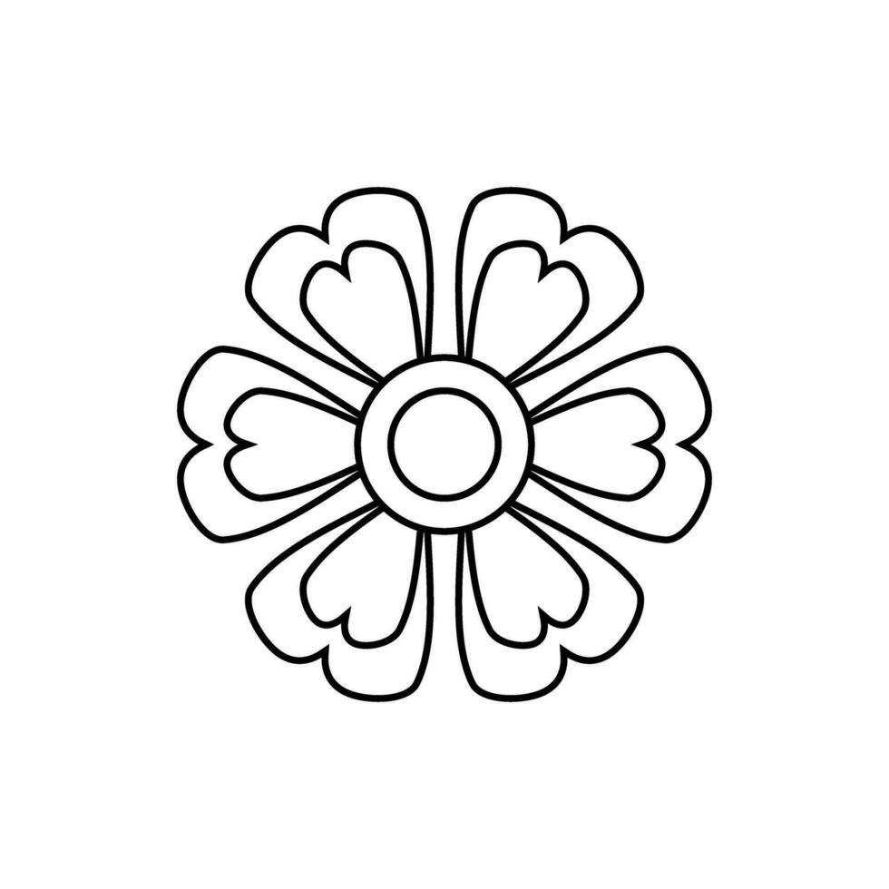 Blumen Symbol Vektor. Tag von das tot Illustration unterzeichnen. Urlaub Symbol oder Logo. vektor