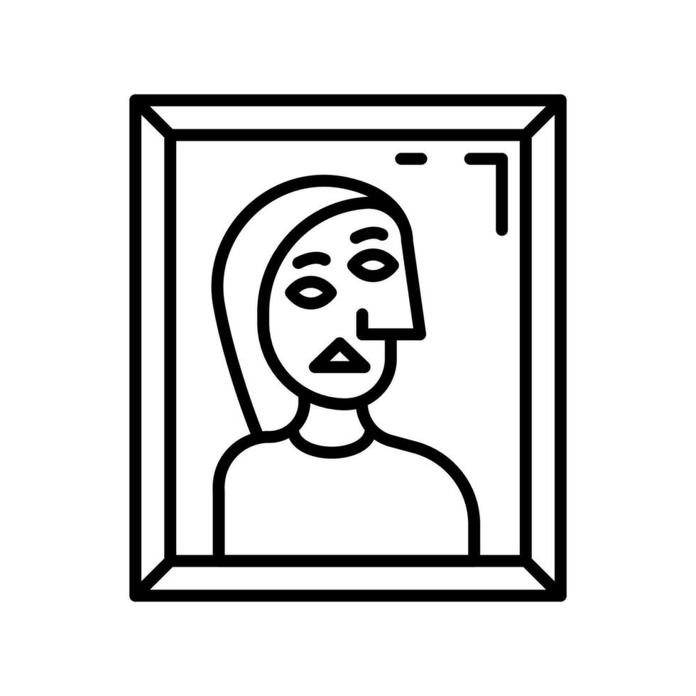 Picasso Symbol im Vektor. Illustration vektor