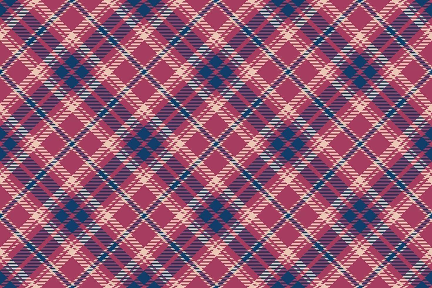 Tartan karierter Hintergrund, nahtloses Muster mit diagonalen Karos. vektorgewebestruktur für textildruck, geschenkpapier, geschenkkarte, tapete. vektor