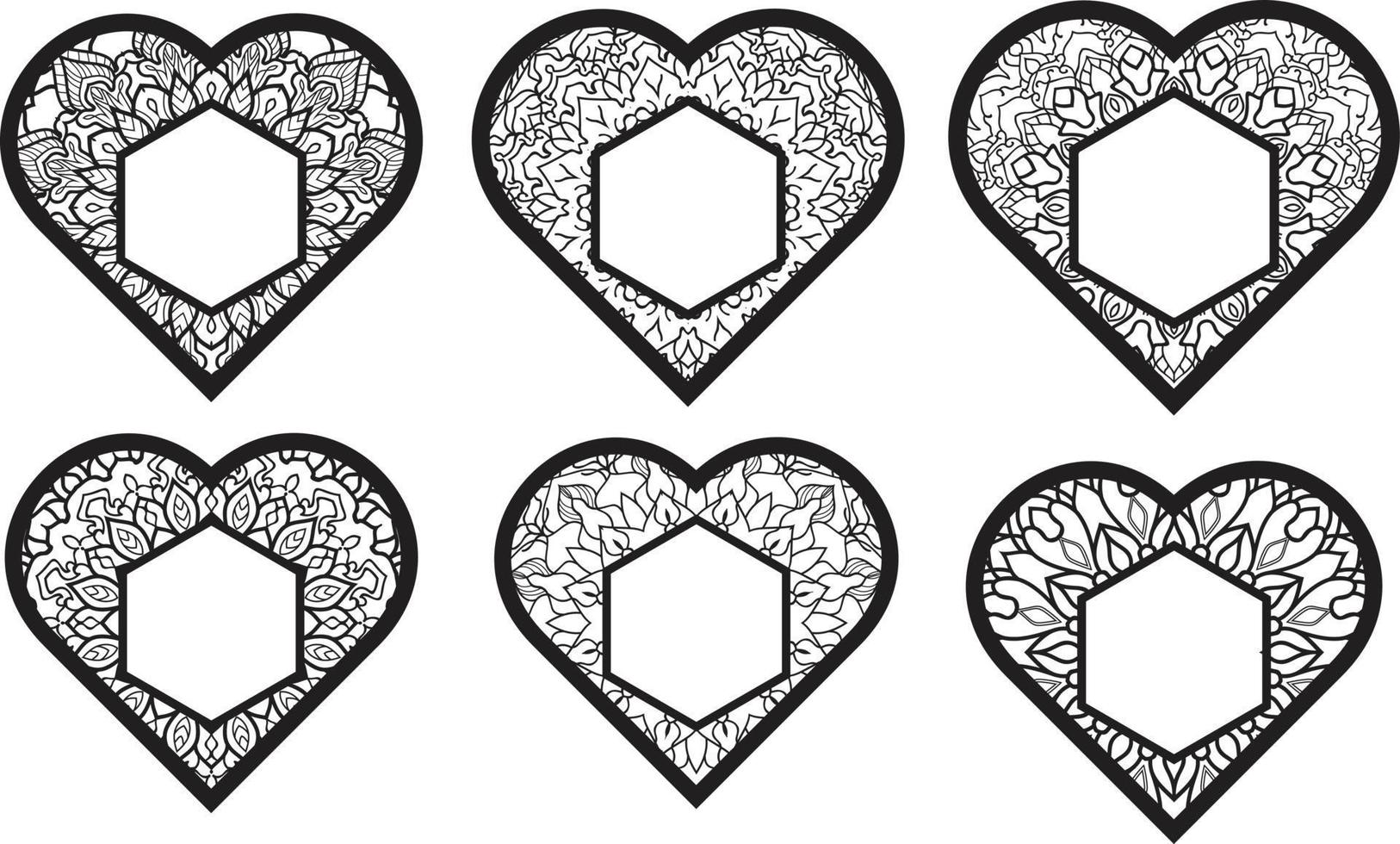 Sammlung von Vektor handgezeichneten Herzen