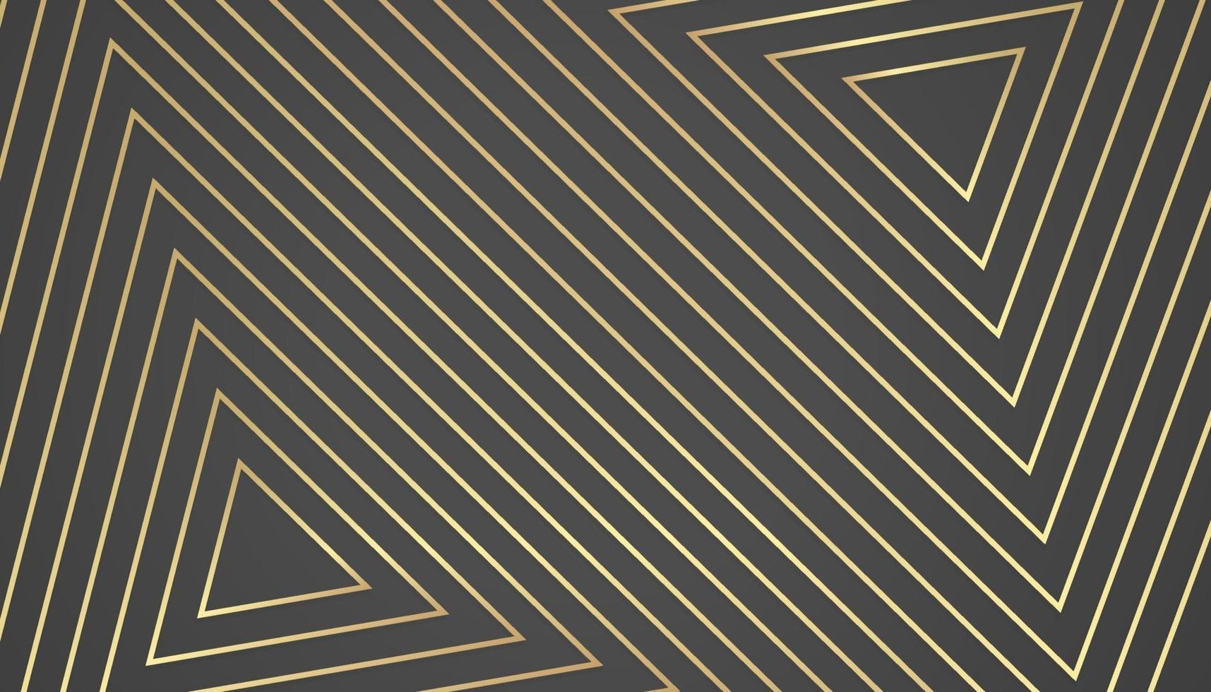 schwarzes Gold geometrischer abstrakter Hintergrund. vektor