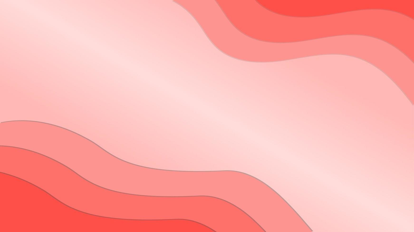 roter Farbverlauf Papercut Hintergrund pastellrote Farben mit glänzendem Effekt vektor