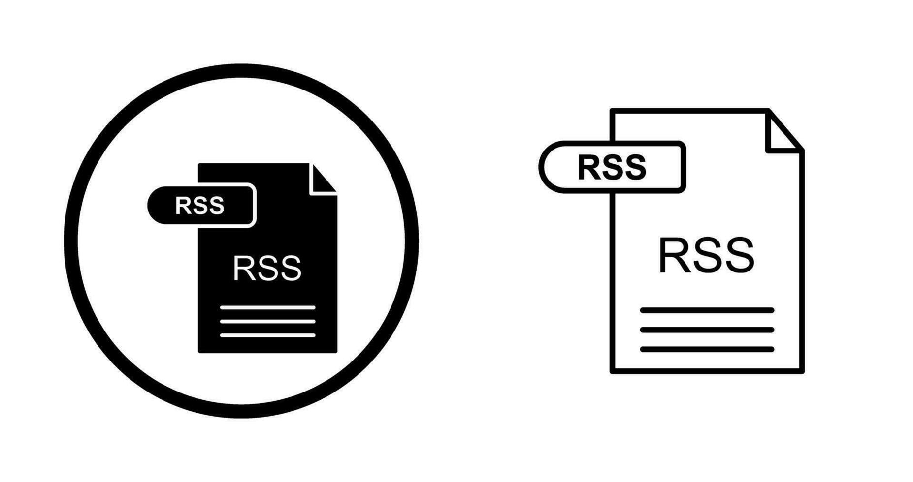 rss vektor ikon