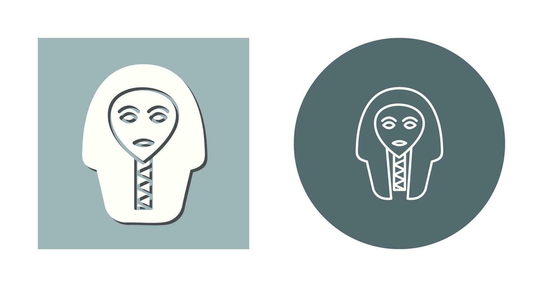 egyptisk ansikte vektor ikon