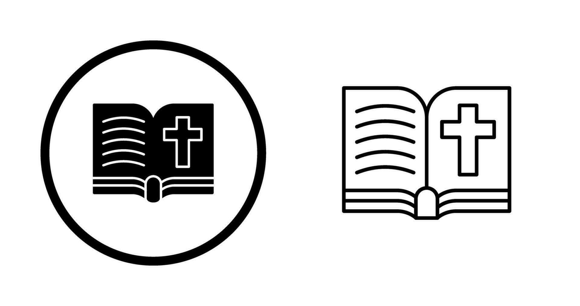 Bibel-Vektor-Symbol vektor