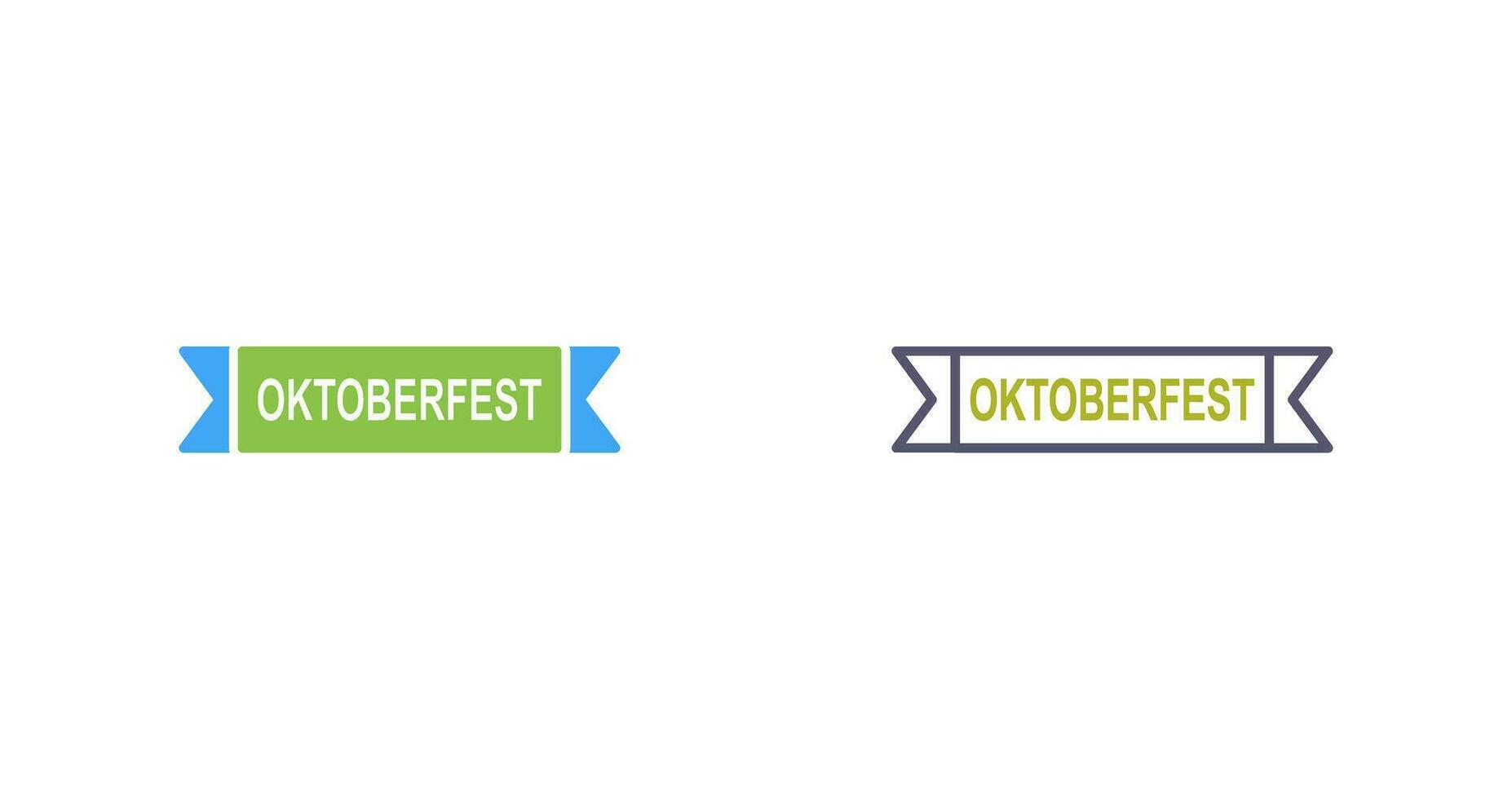 Oktoberfest-Banner-Vektor-Symbol vektor