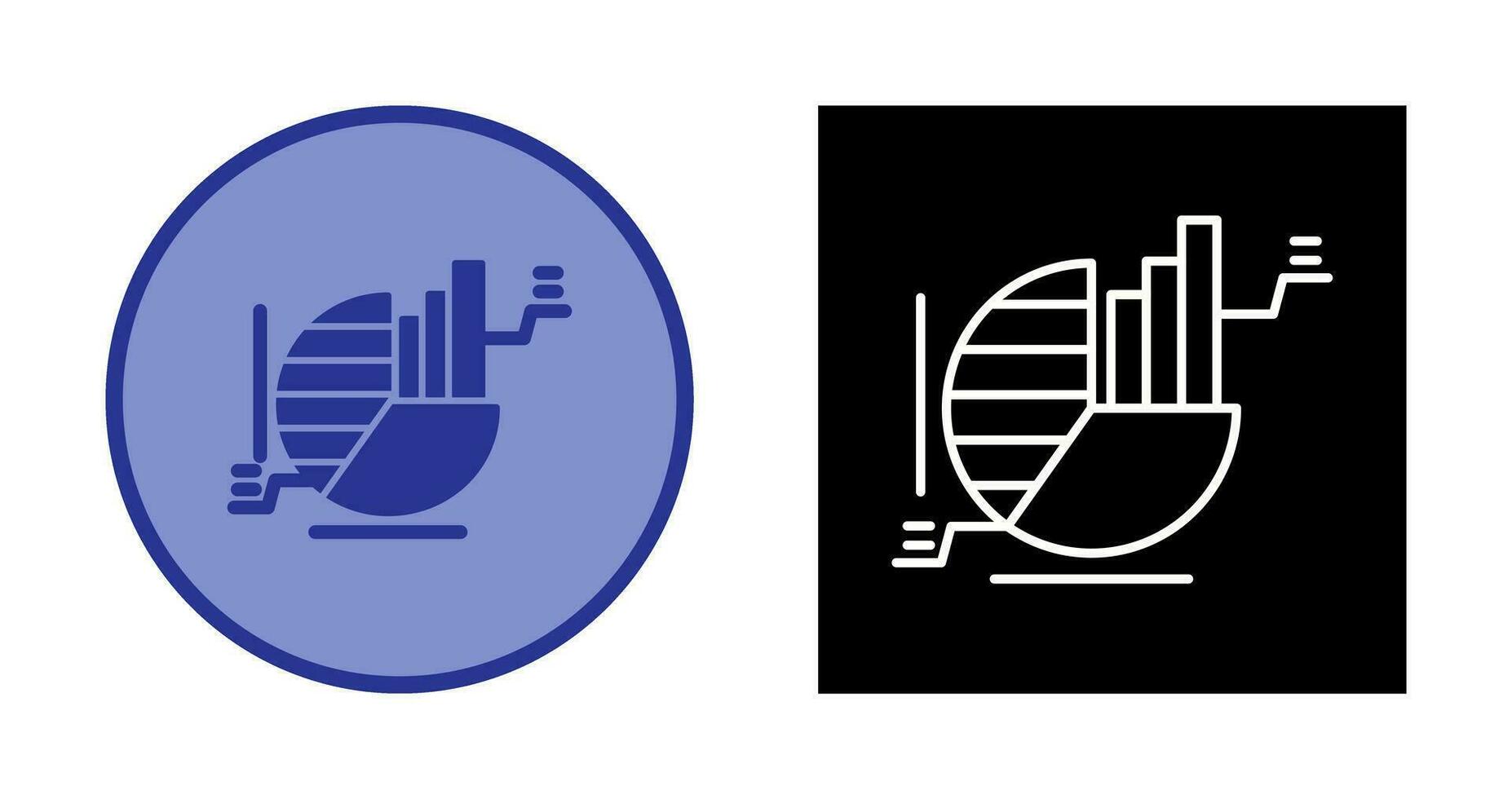 cirkeldiagram vektor ikon
