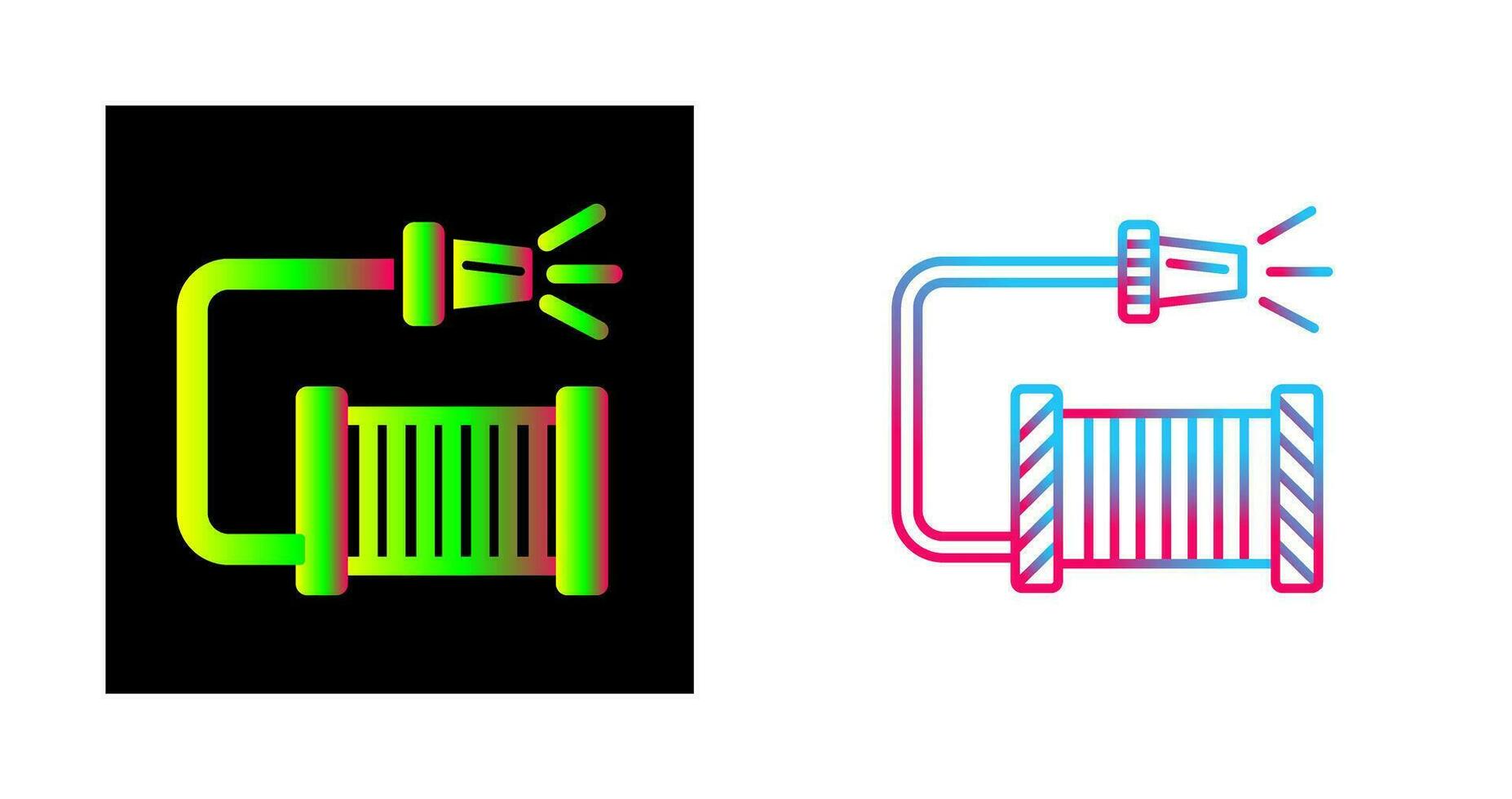 Wasserschlauch-Vektorsymbol vektor