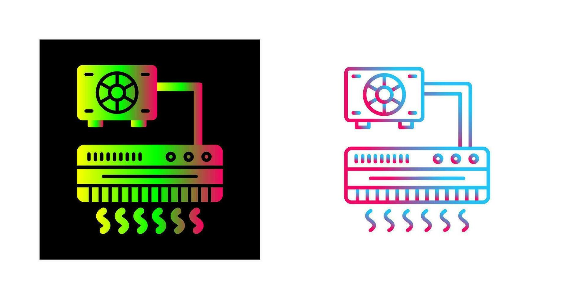 Vektorsymbol für Klimaanlage vektor