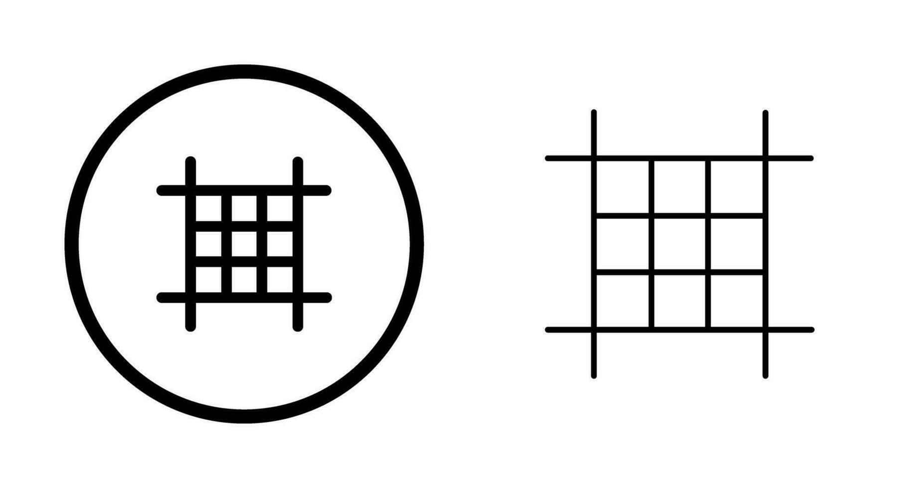 quadratisches Layout-Vektorsymbol vektor