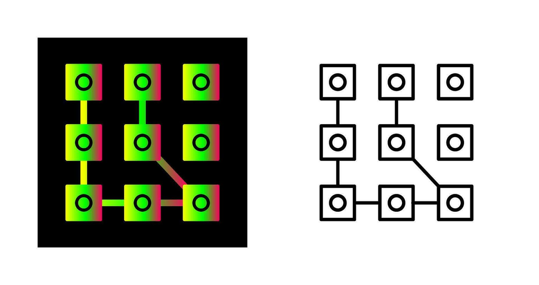 Mustervektorsymbol vektor