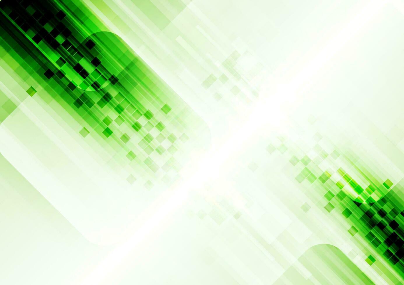 Grün glänzend Grunge Quadrate abstrakt geometrisch Mosaik Hintergrund vektor