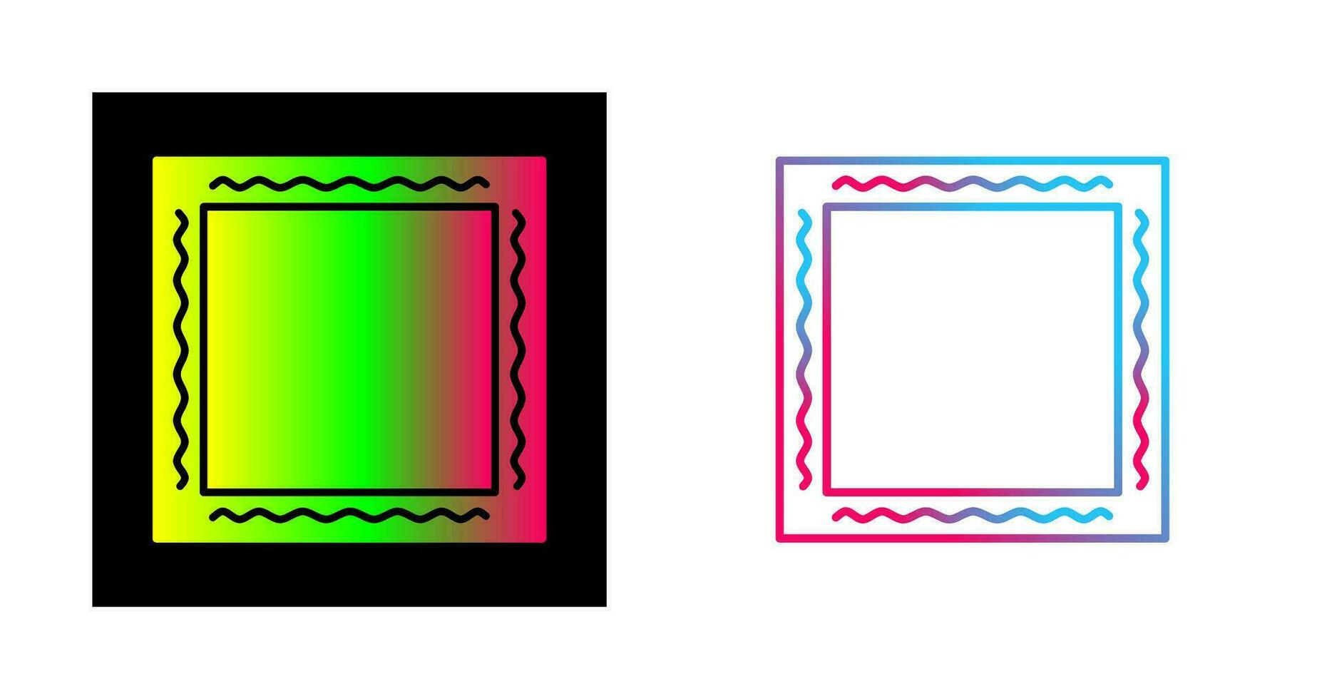 einzigartiges Rahmenvektorsymbol vektor