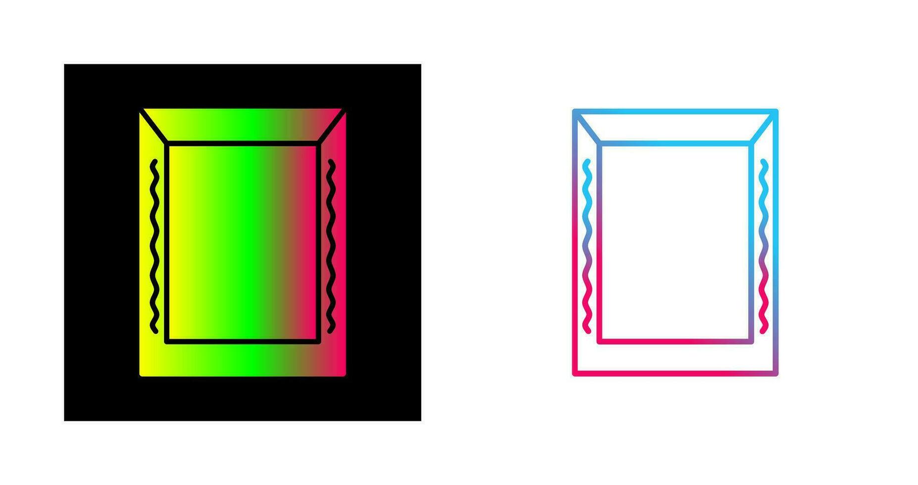 einzigartiges Rahmenvektorsymbol vektor