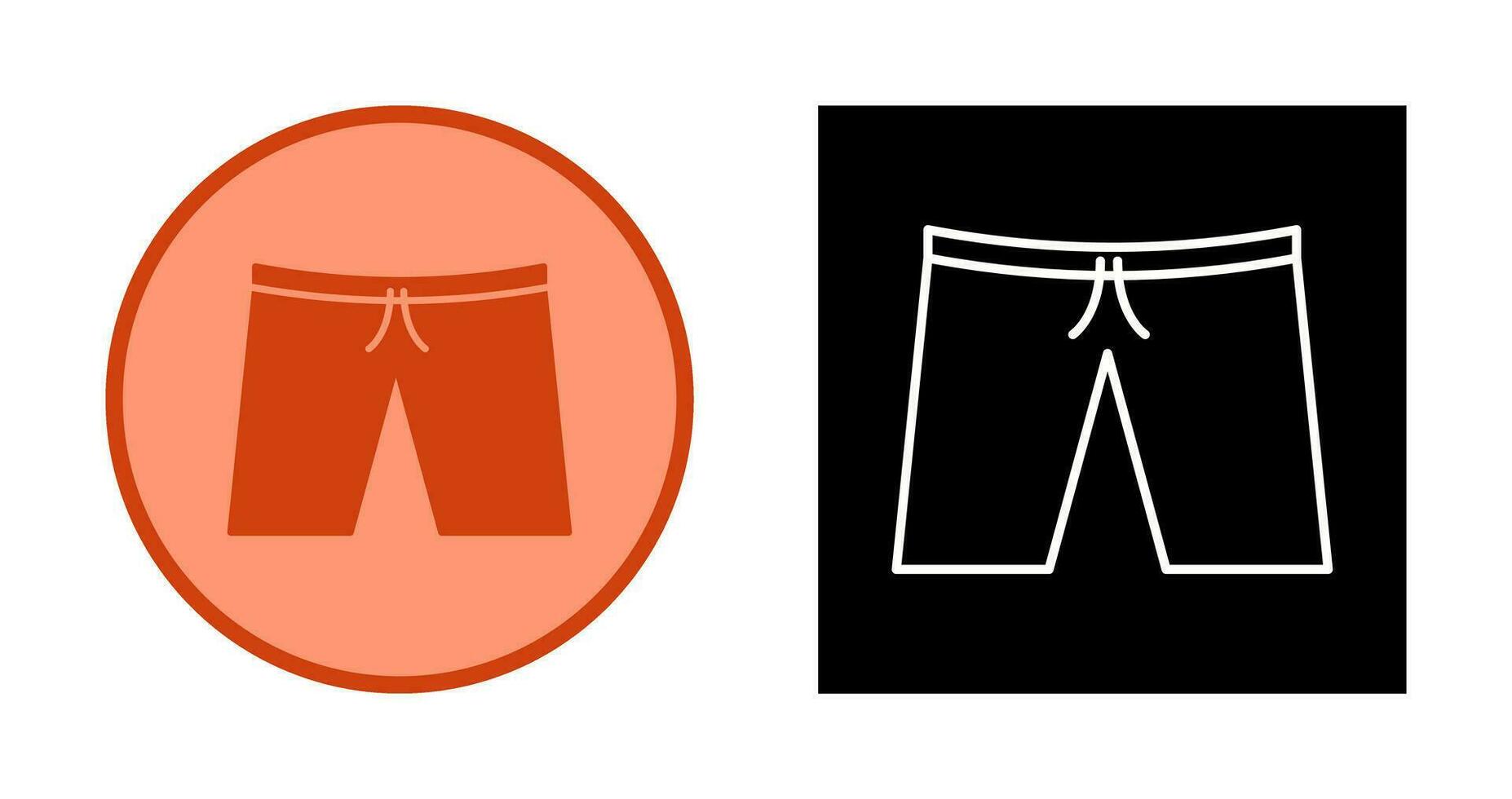 Shorts Vektor-Symbol vektor