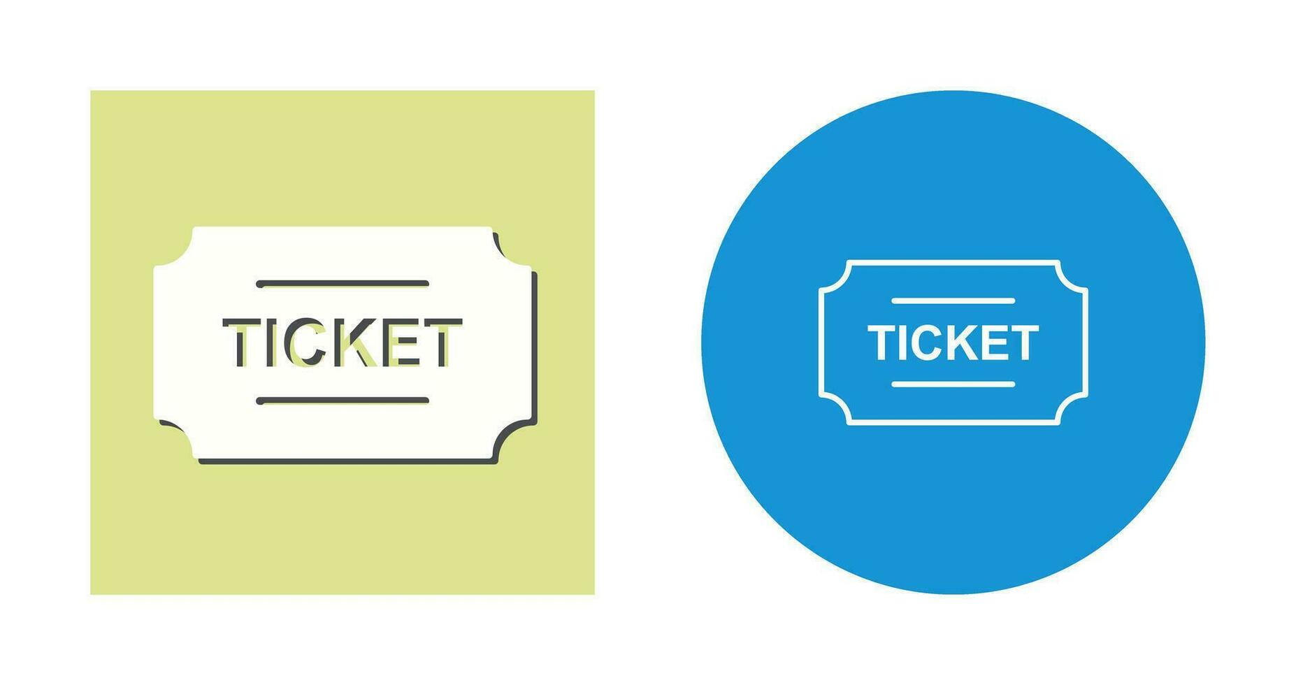 Ticket-Vektor-Symbol vektor