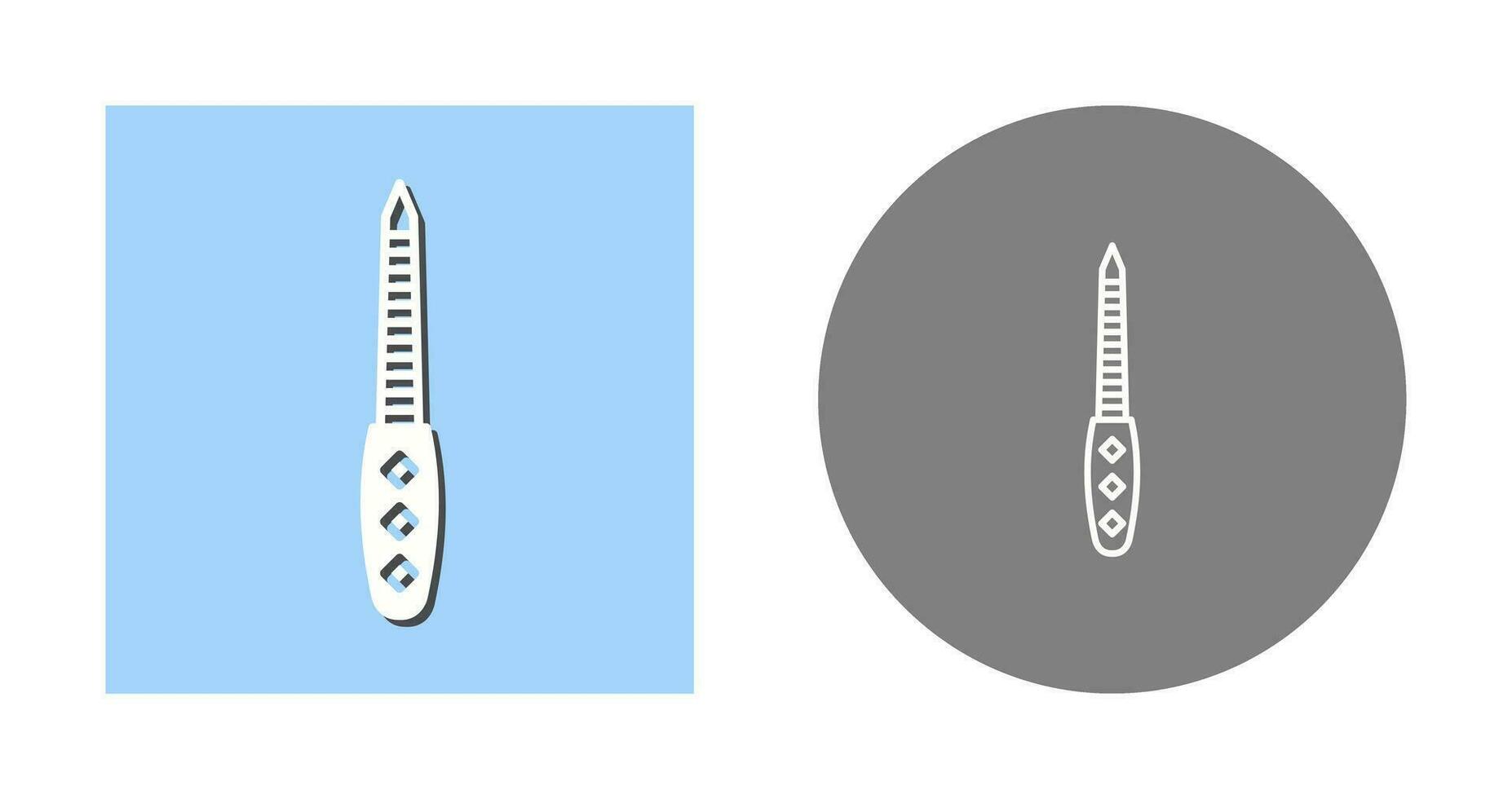 Vektorsymbol für Nagelfeile vektor