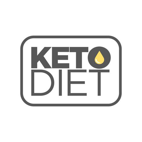 Keto Diet-ikonen vektor