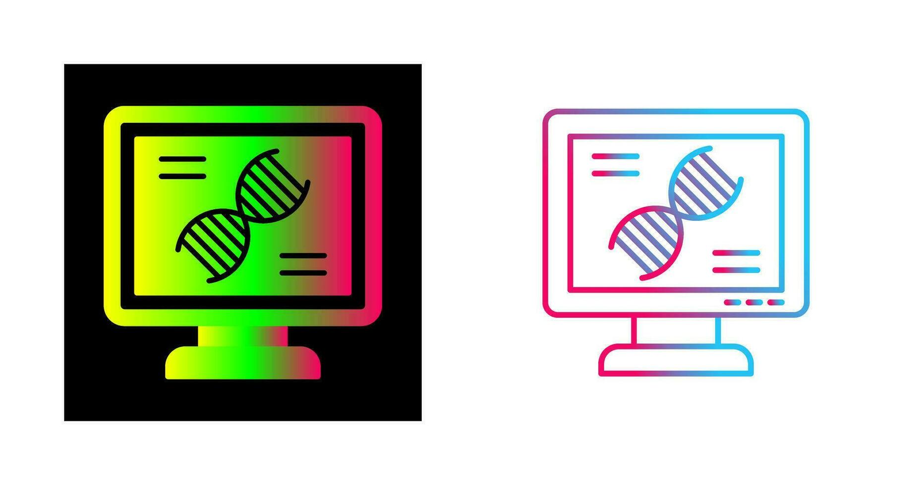 dna testa vektor ikon