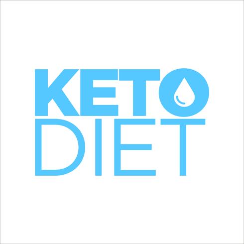 Keto Diet-ikonen vektor