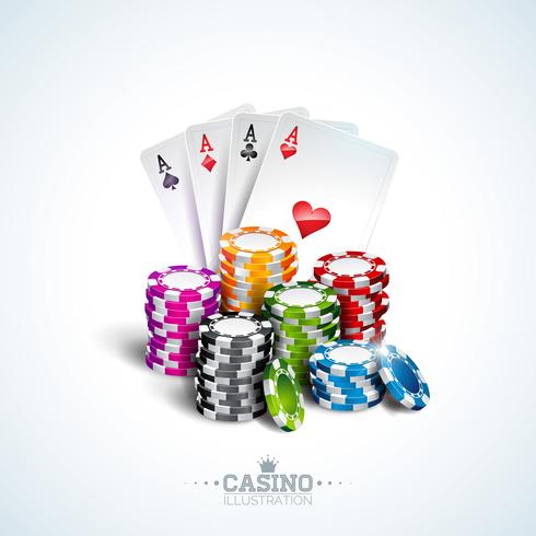 Casino-Thema Illustration vektor