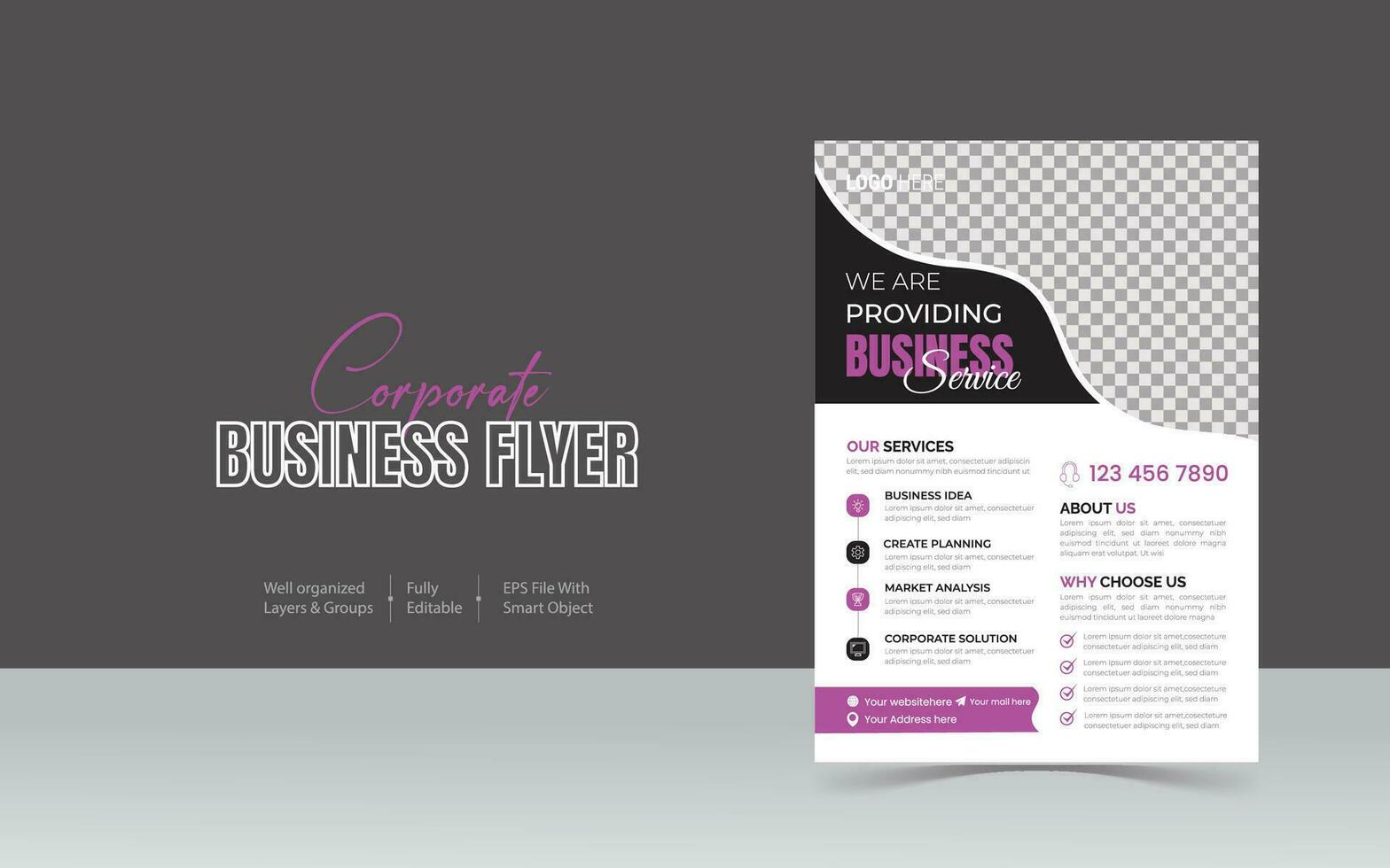 Corporate Business Flyer vektor