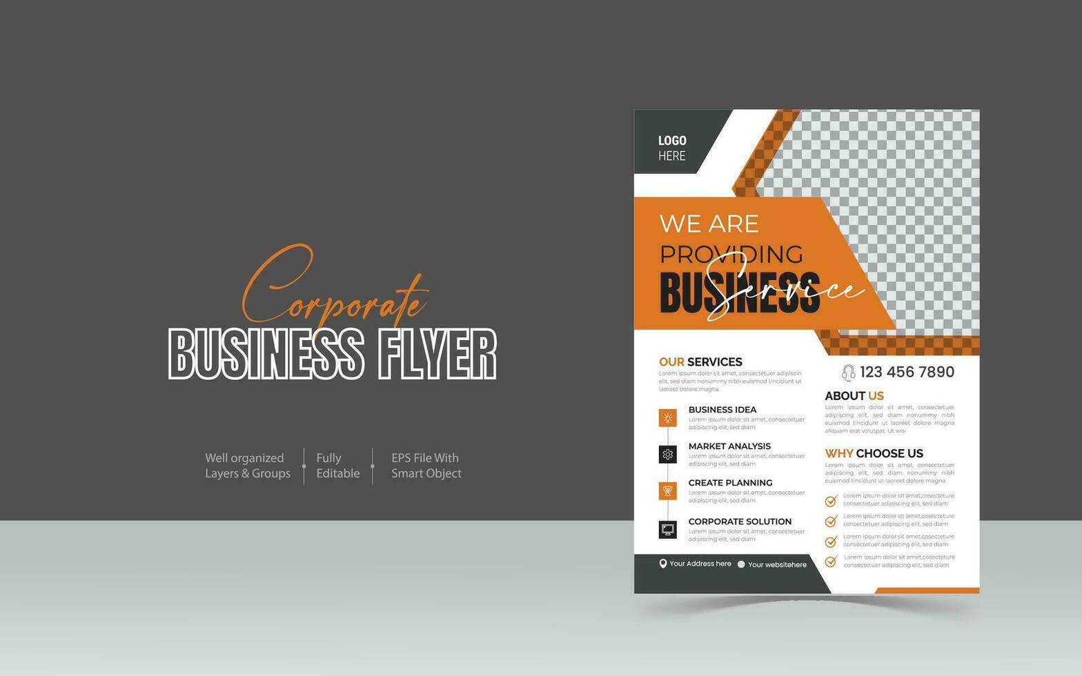 Corporate Business Flyer vektor