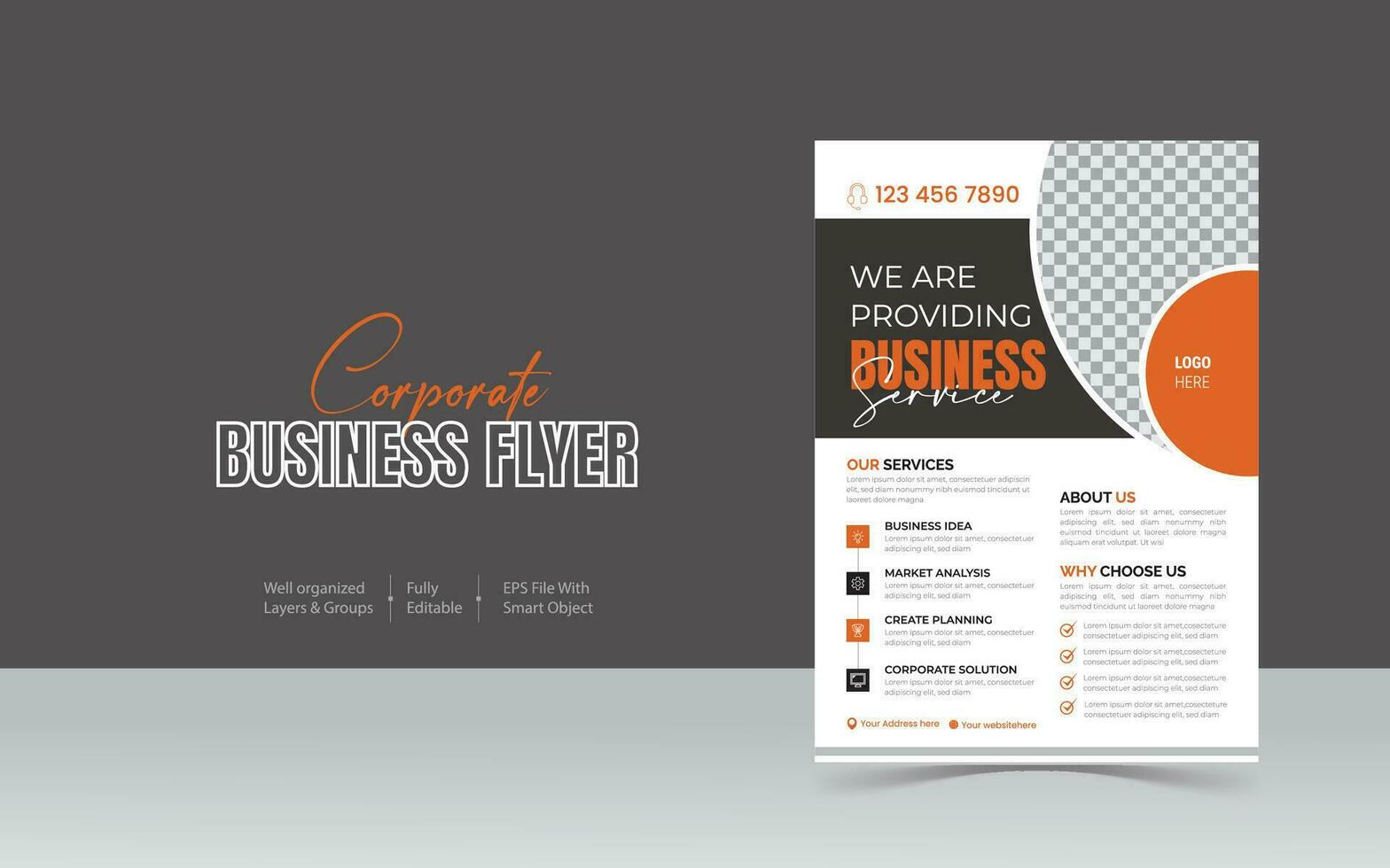 Corporate Business Flyer vektor