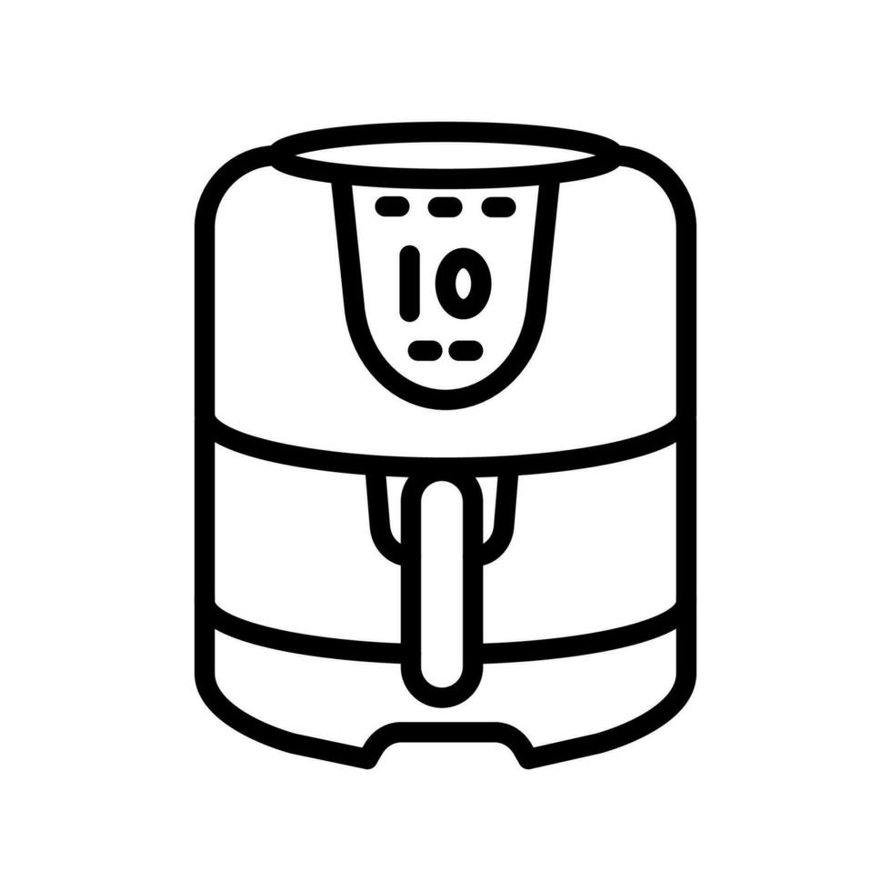 Luft Friteuse Symbol im Vektor. Illustration vektor