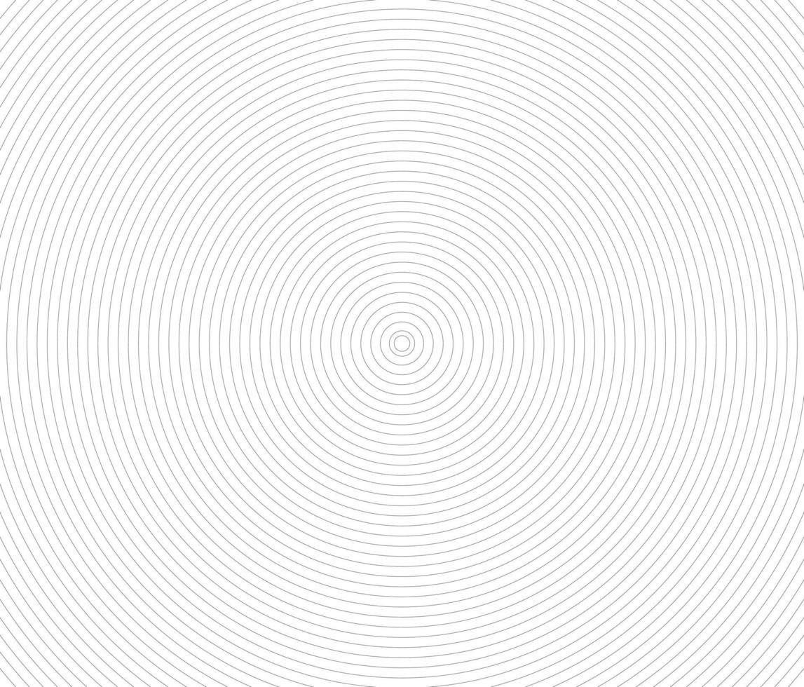 koncentrisk cirkelelement. ring i svartvitt. ljudvåg vektor