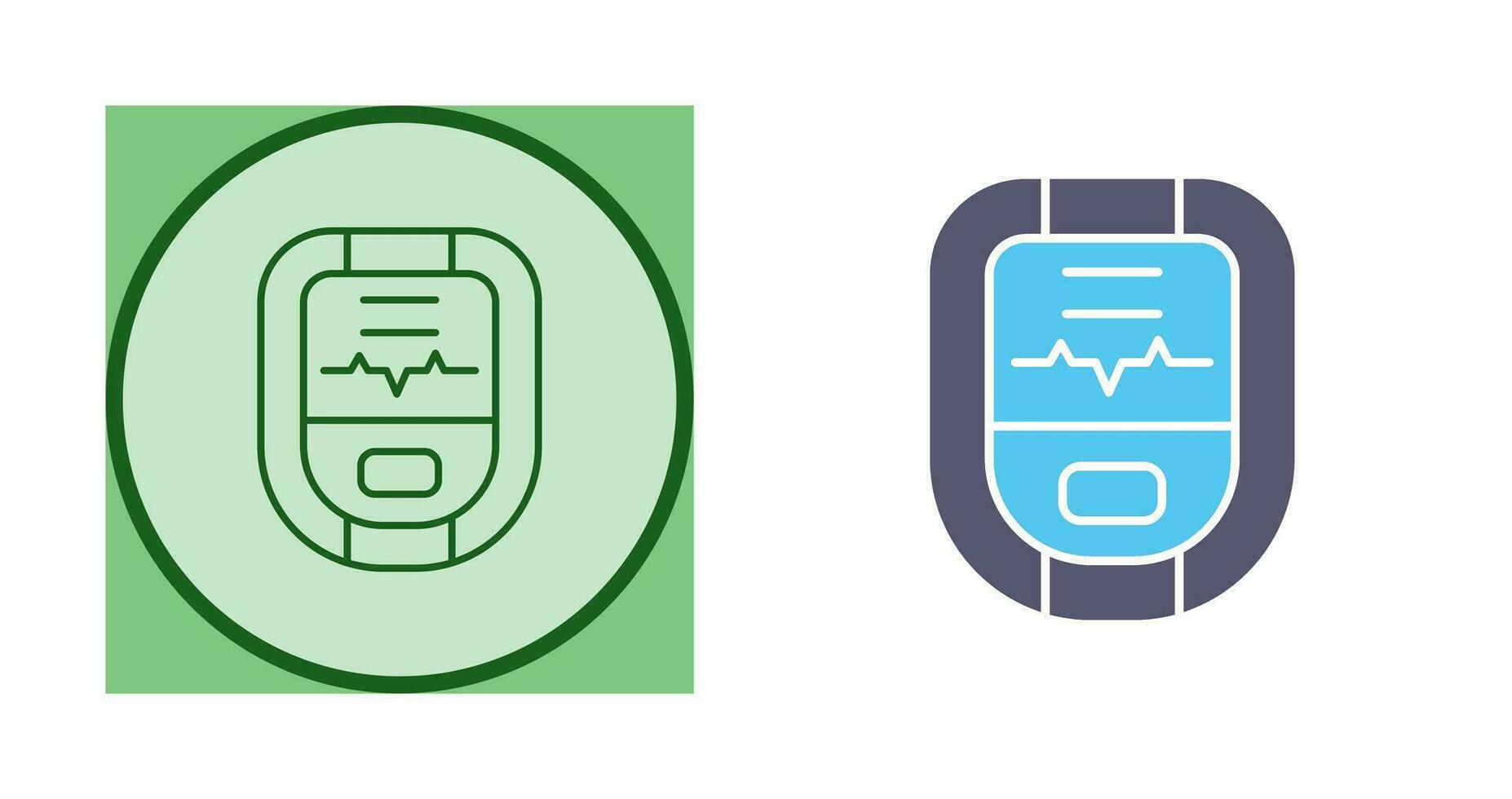 Oximeter-Vektorsymbol vektor