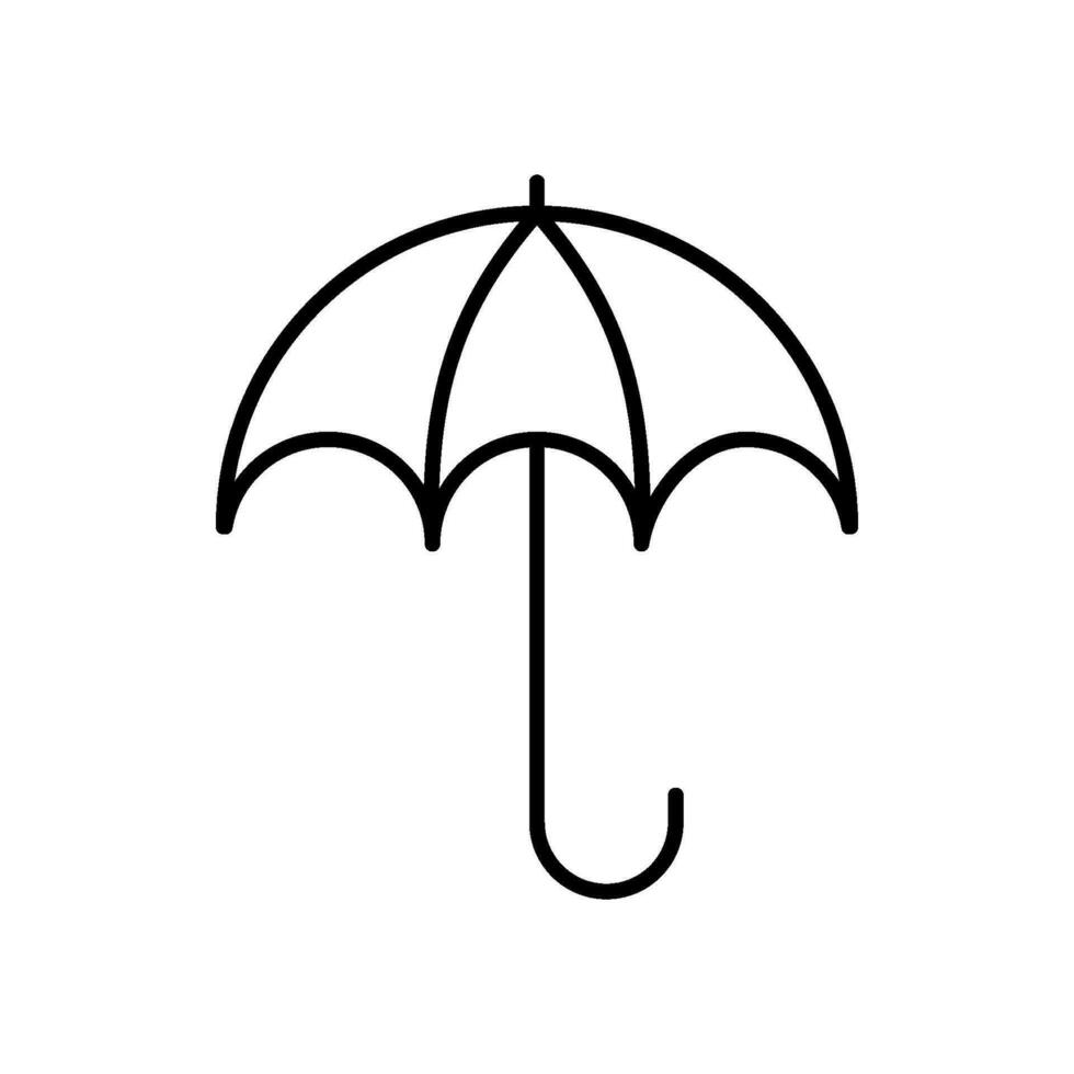 paraply ikon vektor design mallar enkel och modern begrepp