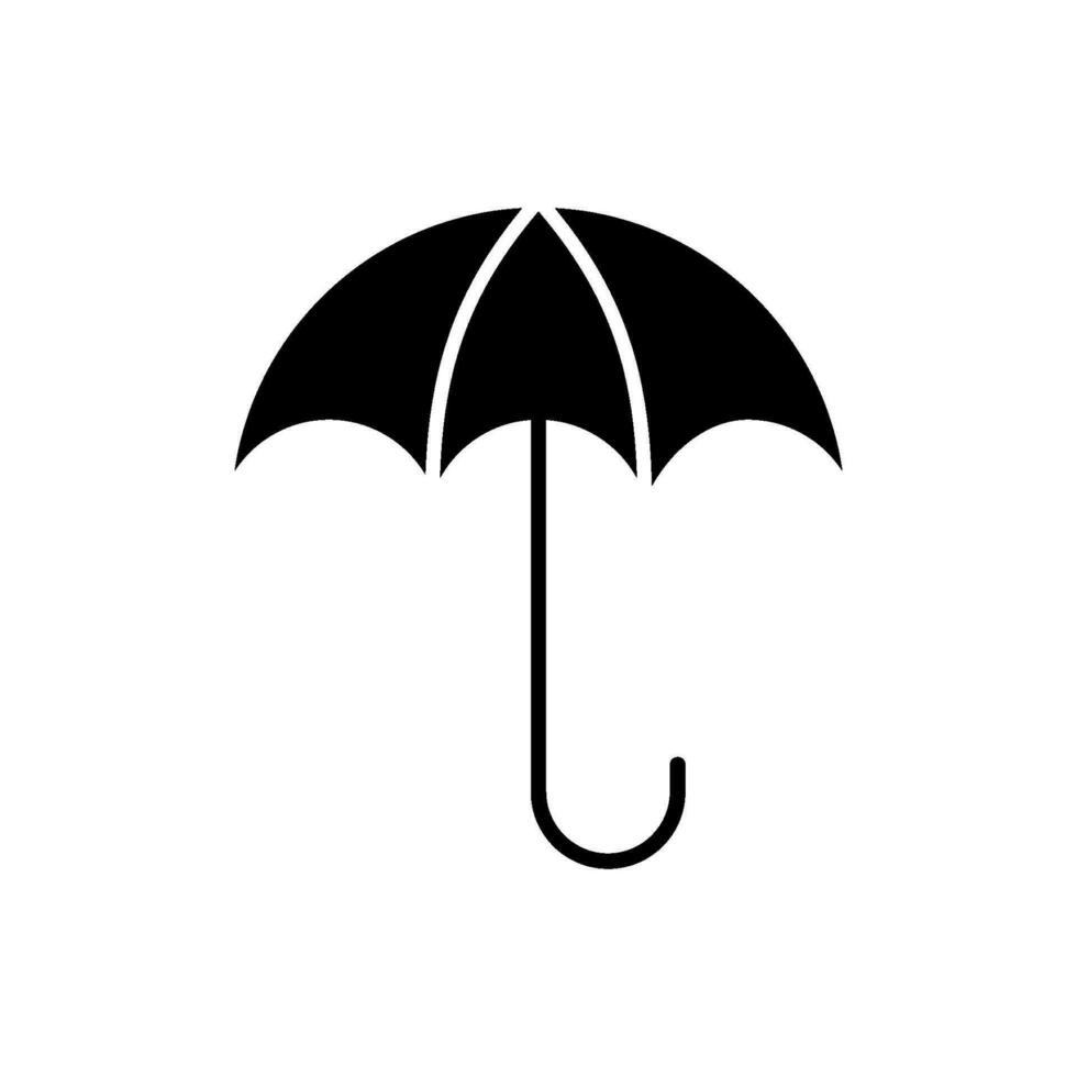 Regenschirm Symbol Vektor Design Vorlagen einfach und modern Konzept