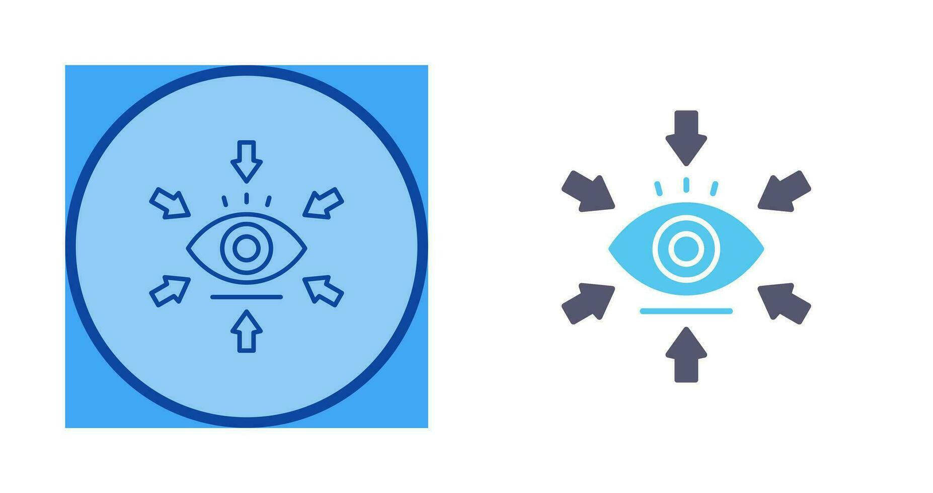 Visualisierungsvektorsymbol vektor