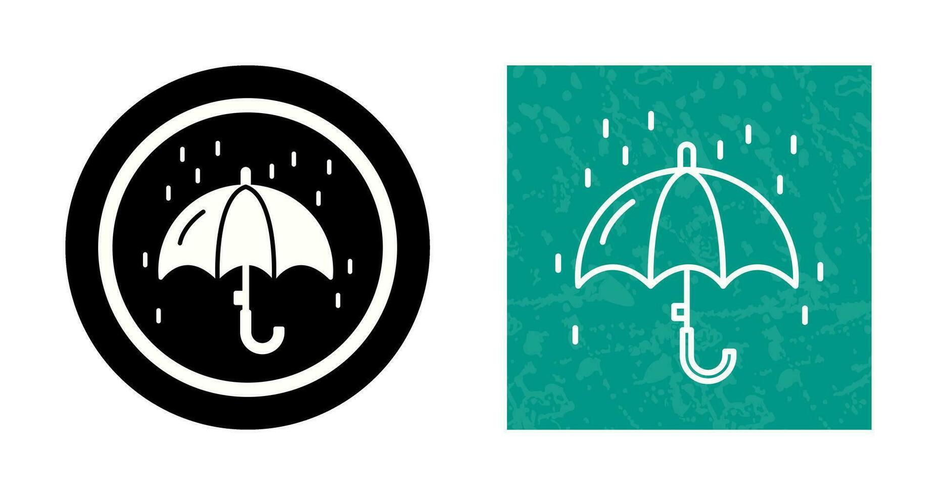 Regen-Vektor-Symbol vektor