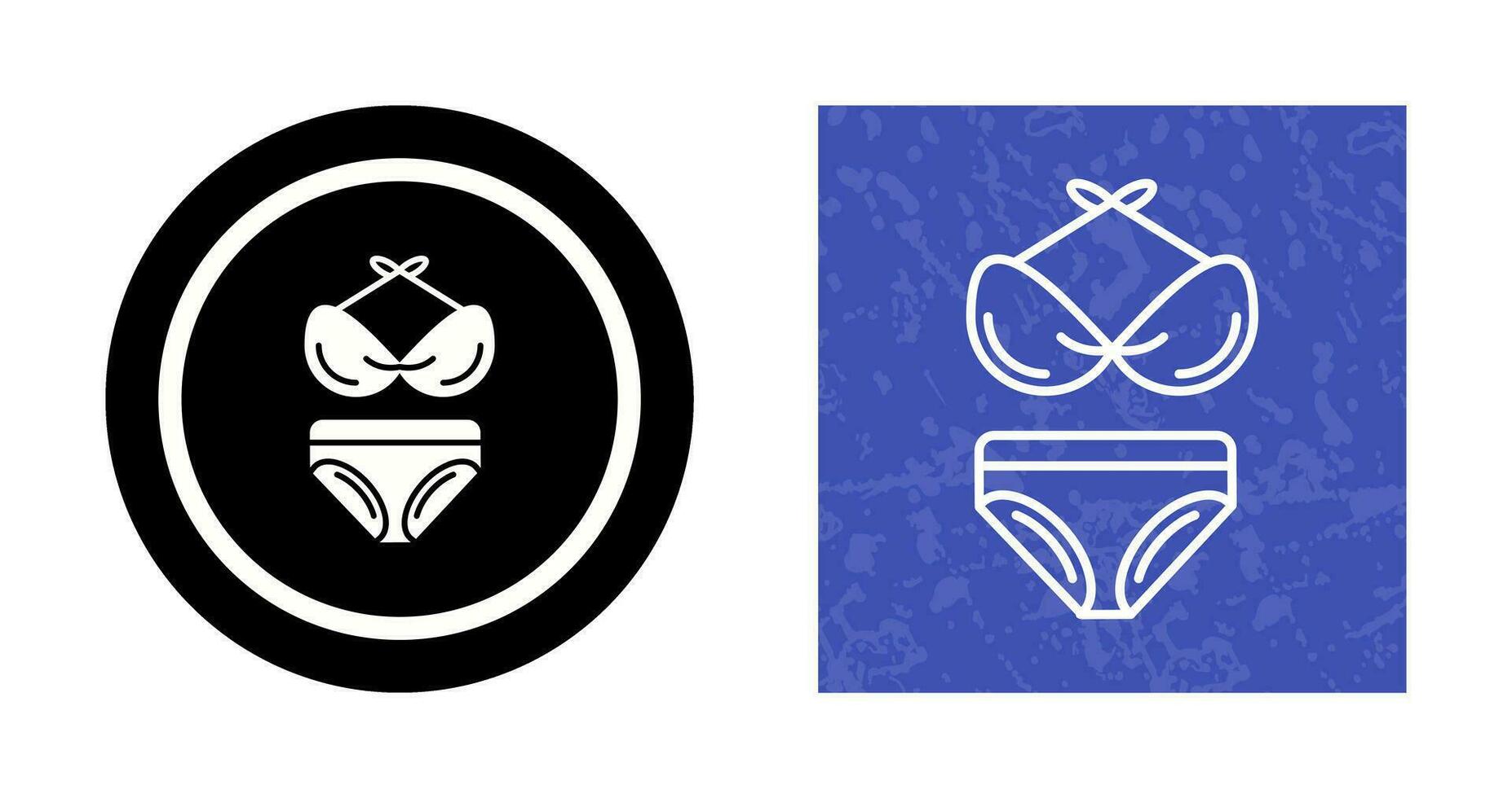 Bikini-Vektor-Symbol vektor