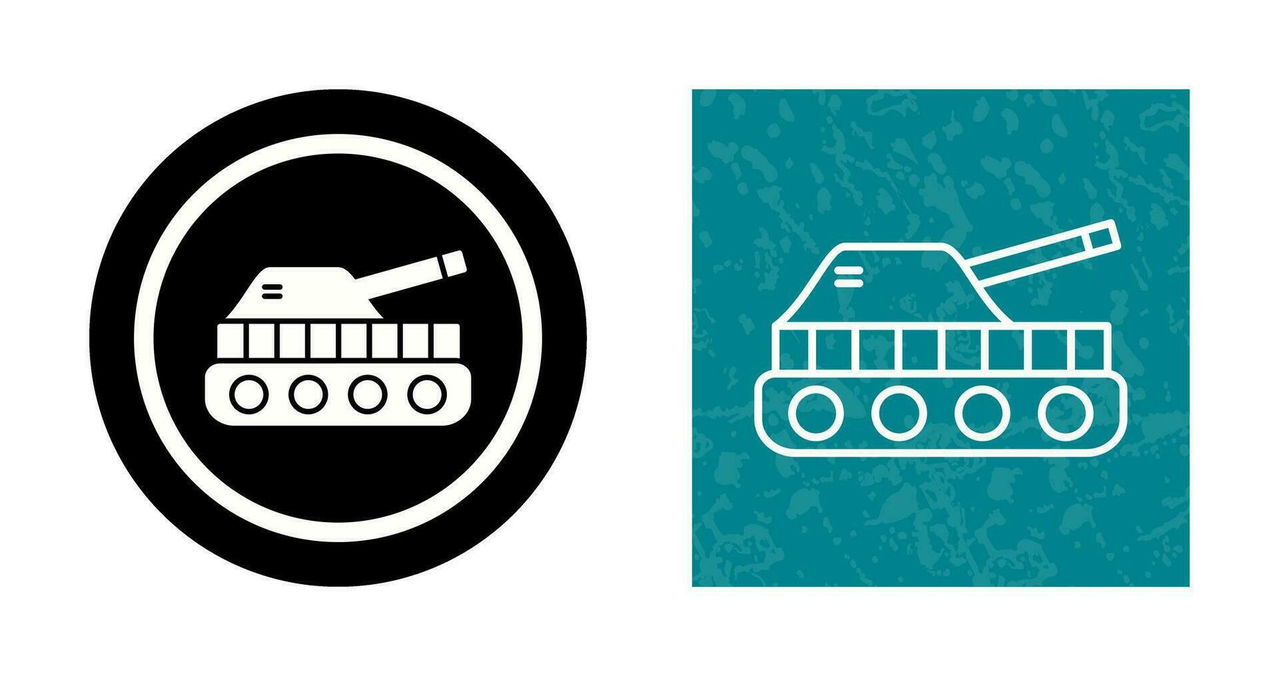 Tank-Vektor-Symbol vektor