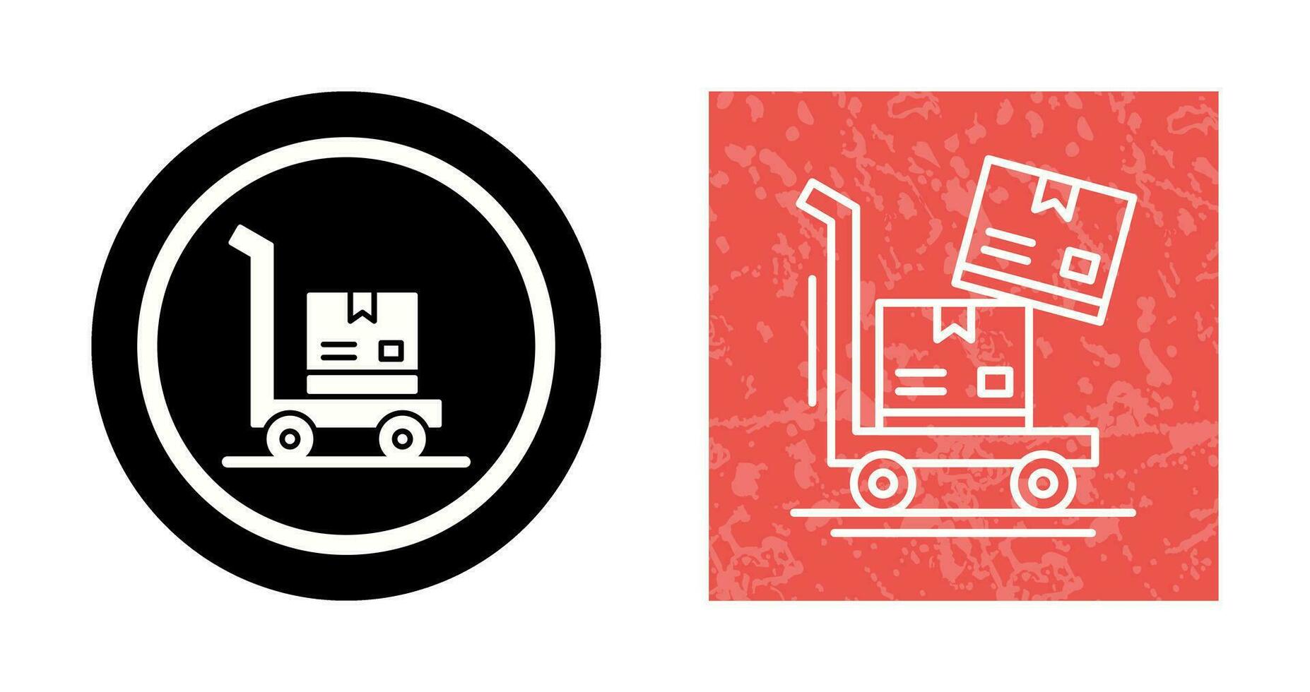 Trolley-Vektor-Symbol vektor