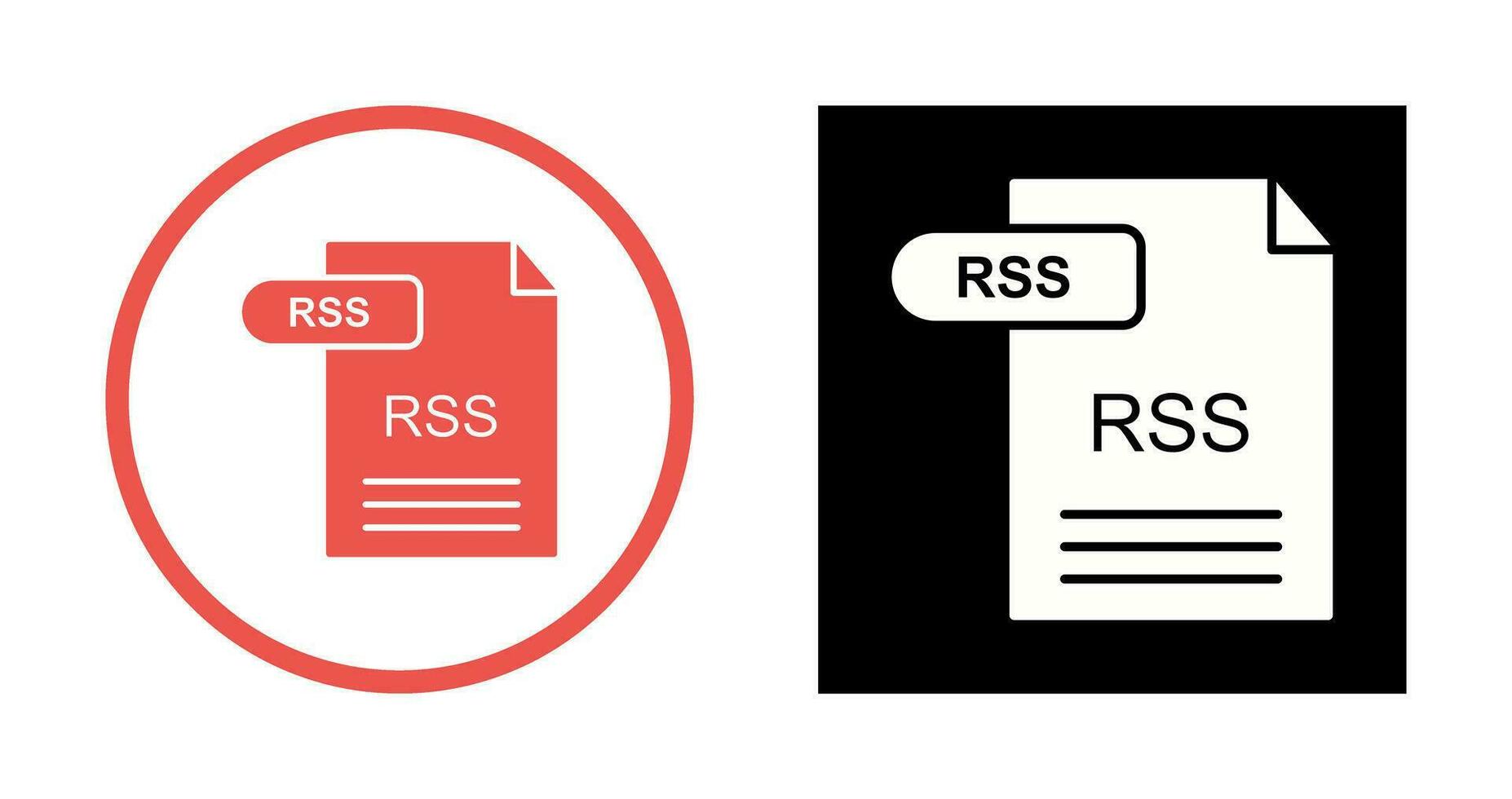 RSS-Vektorsymbol vektor