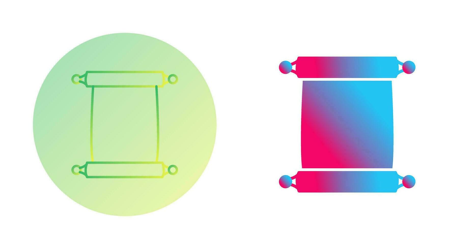 Rolle des Papiervektorsymbols vektor