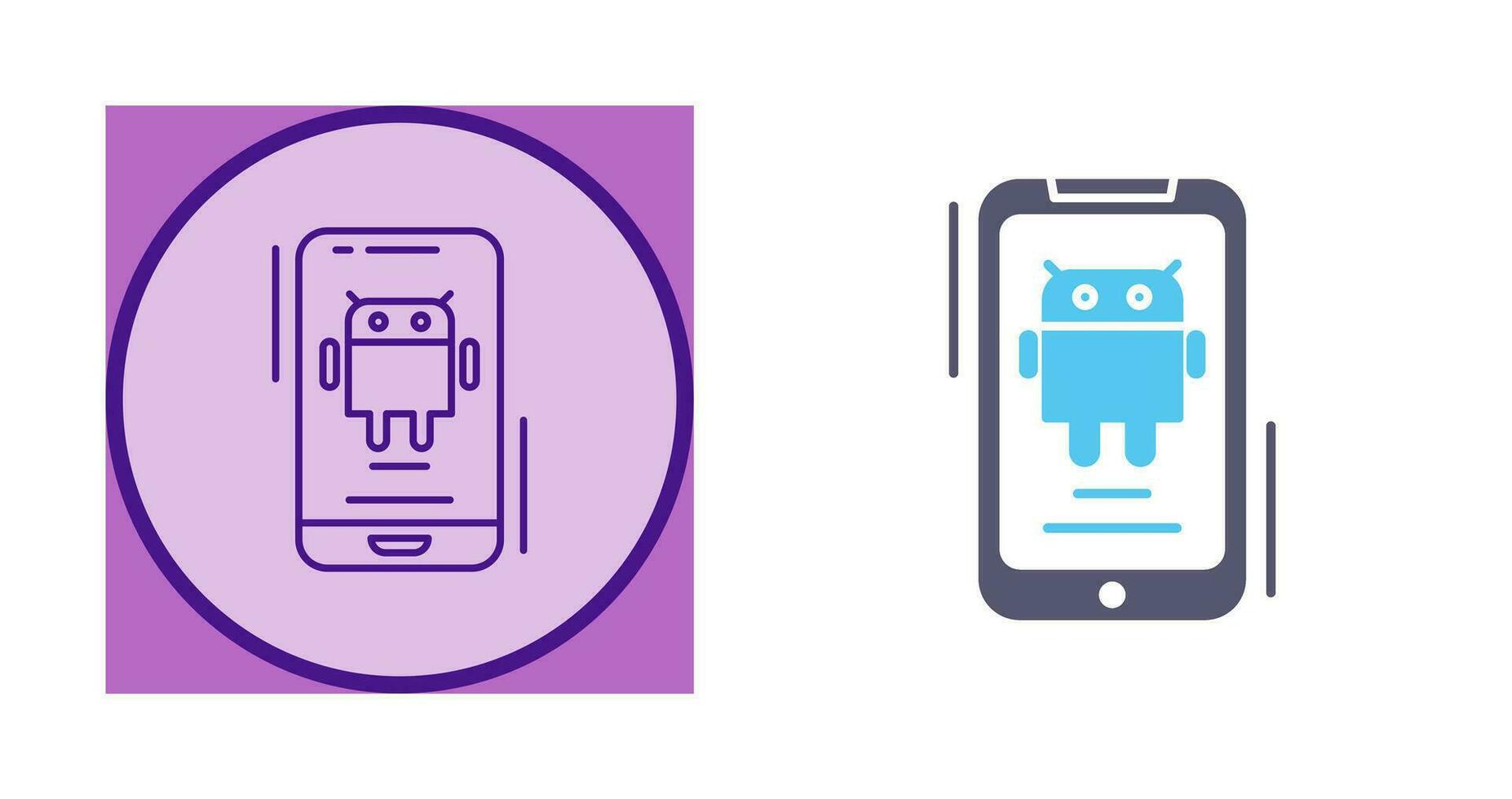 Android-Vektorsymbol vektor