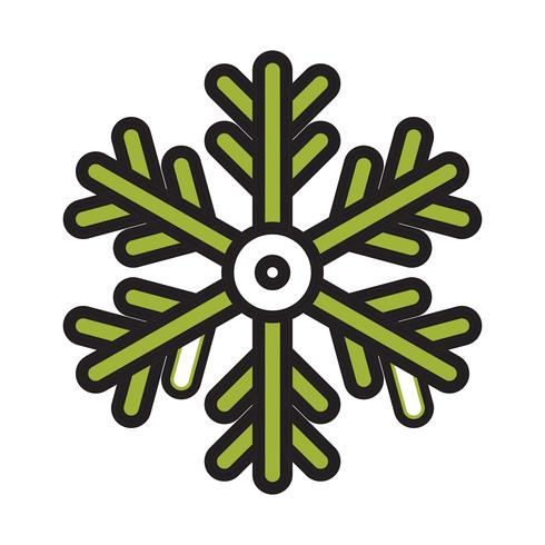 Vektor Schneeflockensymbol