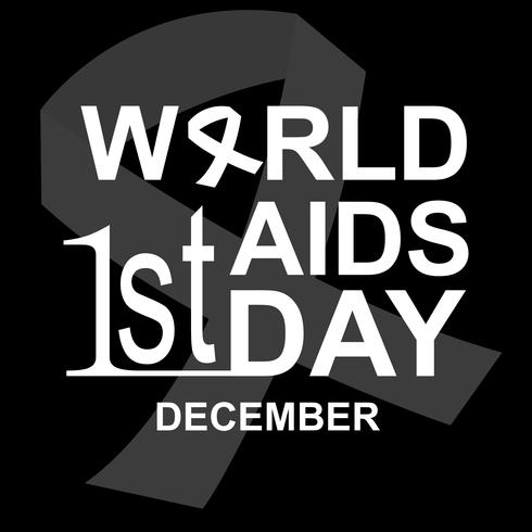Aids Day Illustration Vektor